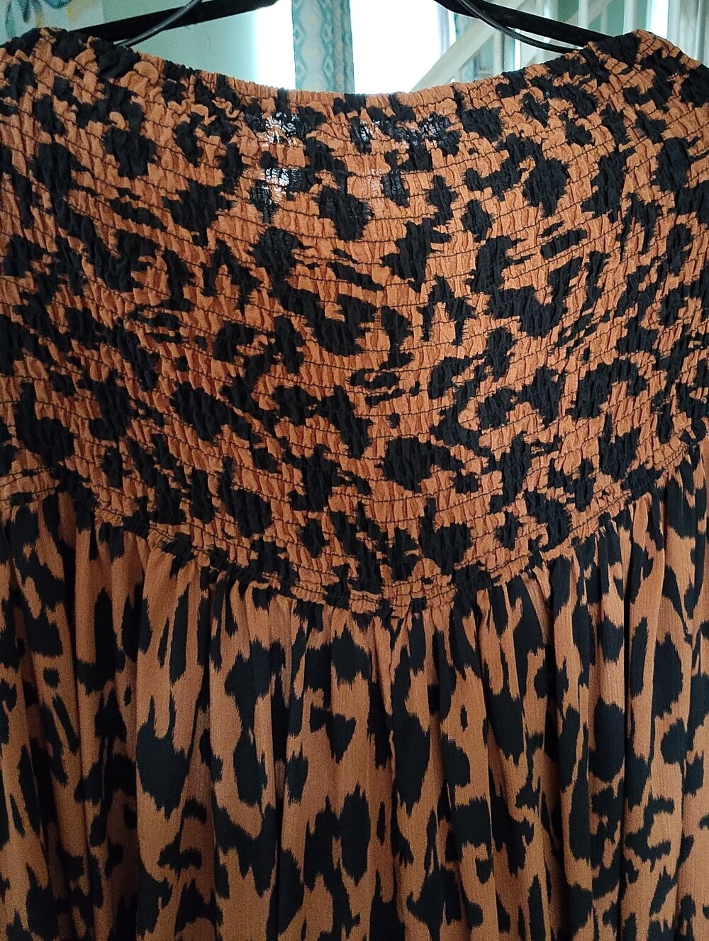Fashion Nova Smocked Strapless Animal Print Jumper EUC - Picture 5 of 6